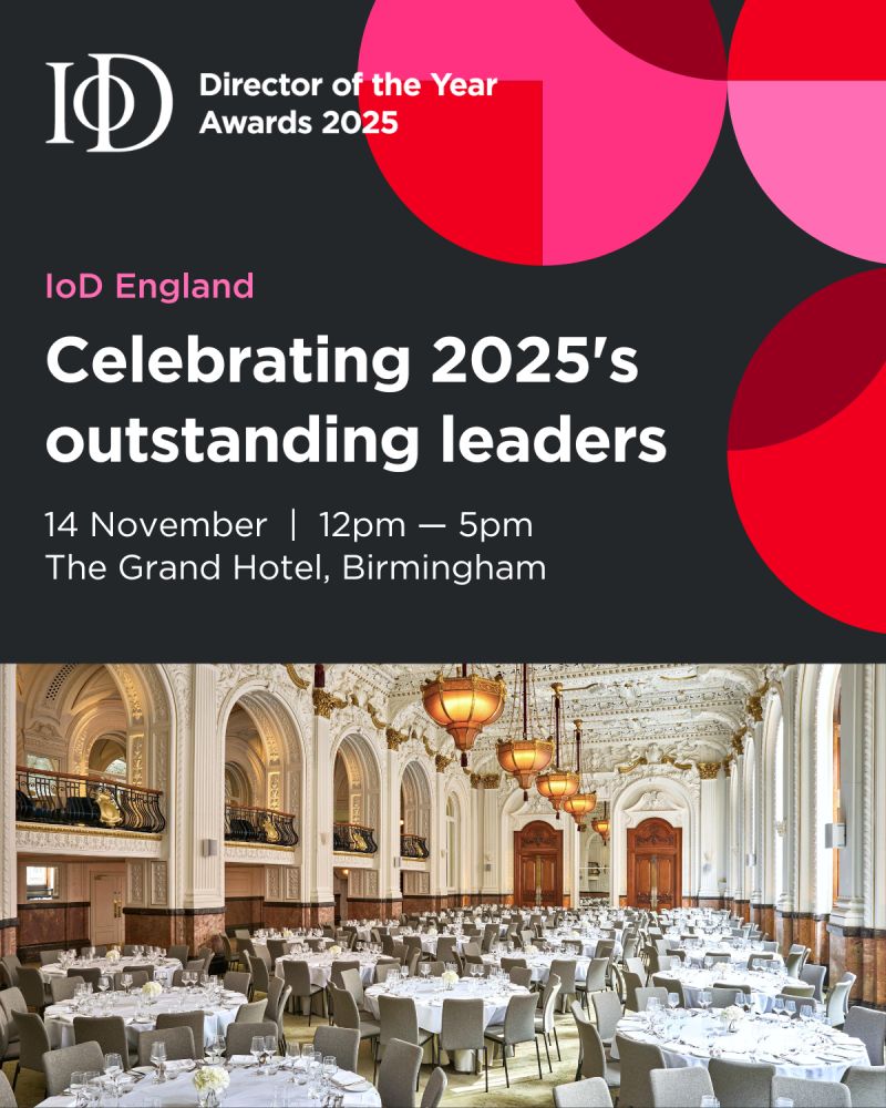 Article thumbnail for Gavin Currie, Chief Operating Officer nominated at IOD awards